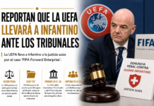 Reportan que la UEFA llevará a Infantino ante los tribunales
