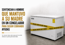 Sentencian a hombre que mantuvo a su madre en un congelador para seguir cobrando ayudas