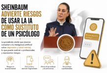Sheinbaum advierte riesgos de usar la IA como sustituto de un psicólogo