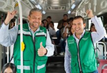 Supervisan Tomás Gutiérrez y Gabriel Elizondo la Ruta Estudiantil Gratuita