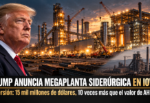 Mientras el futuro de AHMSA sigue en vilo, Trump anuncia nueva siderúrgica de 15 mil millones de dólares