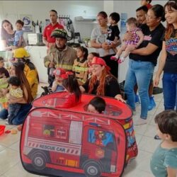 Acercan labor de bomberos a niñas y niños de centro infantil en Ramos Arizpe1