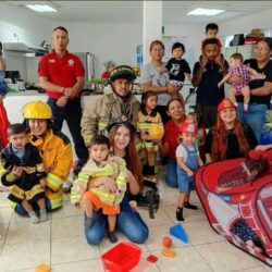 Acercan labor de bomberos a niñas y niños de centro infantil en Ramos Arizpe4