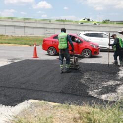 Atiende Municipio rejilla pluvial dañada sobre la lateral del Fundadores3
