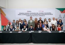 Brindan informe de acciones a favor de la niñez saltillense