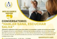 Con conversatorio, difundirán en Saltillo estrategias para prevención de suicidios