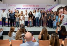 Cumplen Luly y Javier con encendido de implantes cocleares