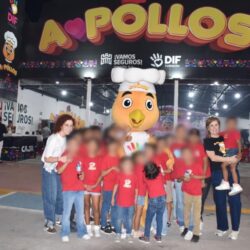 DIF Torreón recibió a niñas, niños y familias de OSC en su stand de a pollos DIF3