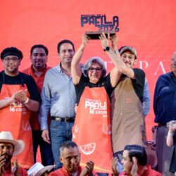 Disfrutan saltillenses del Festival de la Paella 2026