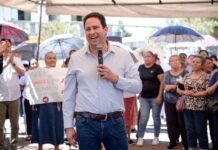Entrega Javier Díaz más obras de pavimentación