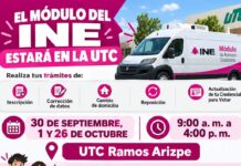 Facilita UTC trámites del INE; quedan dos jornadas de atención
