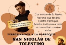 Feligreses en Ramos Arizpe caminarán en honor a San Nicolás de Tolentino