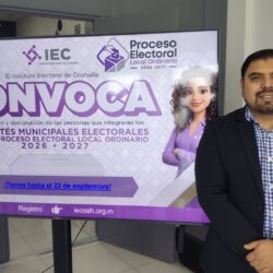 Lanza IEC convocatoria para integrar Comités Municipales rumbo a renovación de alcaldías de Coahuila en 20271