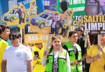 Llama Javier Díaz a mantener limpia la ciudad; jóvenes participan en crucero ‘Tómala Cochino’
