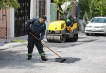 Mantiene Javier Díaz ritmo de trabajo en rehabilitación de vialidades