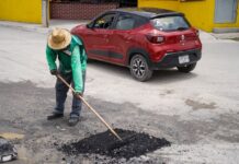 Mantiene Ramos Arizpe atención permanente de bacheo en la ciudad