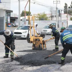 Mete Javier Díaz acelerador a la rehabilitación de calles en Nuevo Progreso