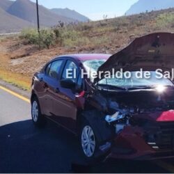 Muere hombre tras ser atropellado sobre la carretera Monterrey-Saltillo2