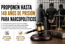 Proponen hasta 140 años de prisión para narcopolíticos
