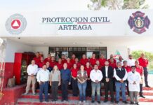 Protección Civil y Bomberos de Arteaga, compromiso permanente con la seguridad de las familias