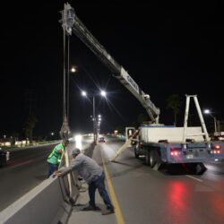 Refuerza Saltillo seguridad vial con trabajos nocturnos en bulevar Fundadores3