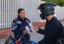 Revisa Comisaría que motociclistas usen casco