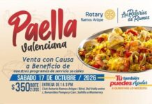 Rotarios de Ramos preparan paella con causa para fortalecer programas sociales