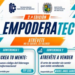 Tey Leal dará conferencia sobre liderazgo en el Instituto Tecnológico de Saltillo