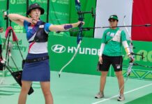 Vence la checa Marie Horackova a Ana Paula Vázquez en los cuartos de final de arco recurvo femenil de la Copa Mundial de Tiro con Arco Hyundai