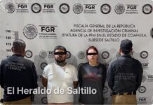 Aseguran arsenal durante operativo en carretera Saltillo-Zacatecas