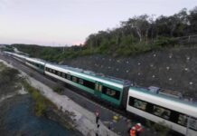 Atribuye Sheinbaum a error humano incidente del Tren Maya