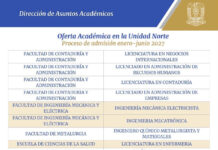 Conoce la oferta académica de la UA de C para el semestre enero-junio 2027