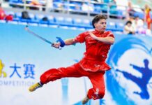 Conquista Marcos López Camarillo tres medallas en campeonato mundial de wushu en China