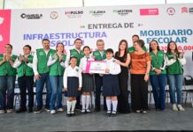 Fortalecen planteles educativos de Torreón con obras de infraestructura y mobiliario