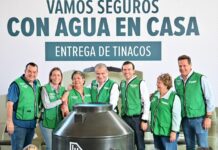 Garantizan en Torreón abastecimiento de agua en casa con programa de tinacos a bajo costo