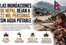 Las inundaciones de Nepal dejan a 22 mil personas sin agua potable