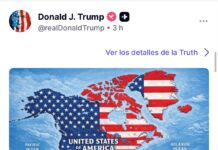 Pone Trump, ahora, a México y Canadá como parte de EU