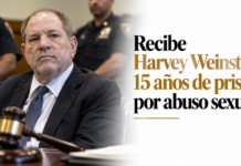 Recibe Harvey Weinstein 15 años de prisión por abuso sexual