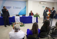 Rector de la UA de C toma protesta a director de la Escuela de Sistemas e inaugura Gimnasio de Pesas en la PVC