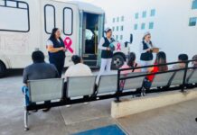 Refuerza IMSS Coahuila acciones preventivas contra el cáncer de seno con mastógrafo móvil