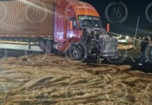 Se queda dormido y provoca derrame de diésel en Ramos Arizpe