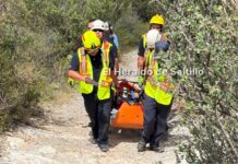 Sufre senderista fractura durante recorrido por la Sierra