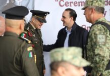 Refrenda Manolo coordinación de Coahuila con el Ejército Mexicano