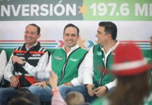 Continúa Manolo gira para iniciar obras de “En equipo le entramos” en la Región Norte