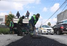 Avanza rehabilitación de pavimento en Loma Linda