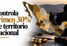 Controla crimen 30% de territorio nacional