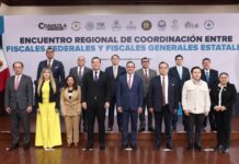 Fortalecen coordinación entre fiscalías federales y estatales para reforzar la seguridad en la región noreste