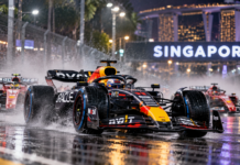 Gana Verstappen Sprint de Singapur; abandonan 9 monoplazas