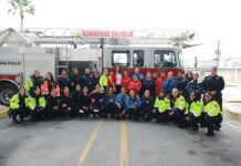 Impulsa Javier Díaz la capacitación de élite para bomberas de México