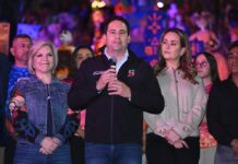 Inaugura Javier Díaz el Altar Monumental en el Barrio de Santa Anita